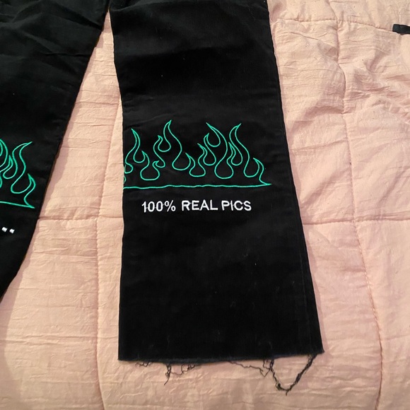 Nafsika skourti SS16 flame jeans in green - Picture 6 of 9